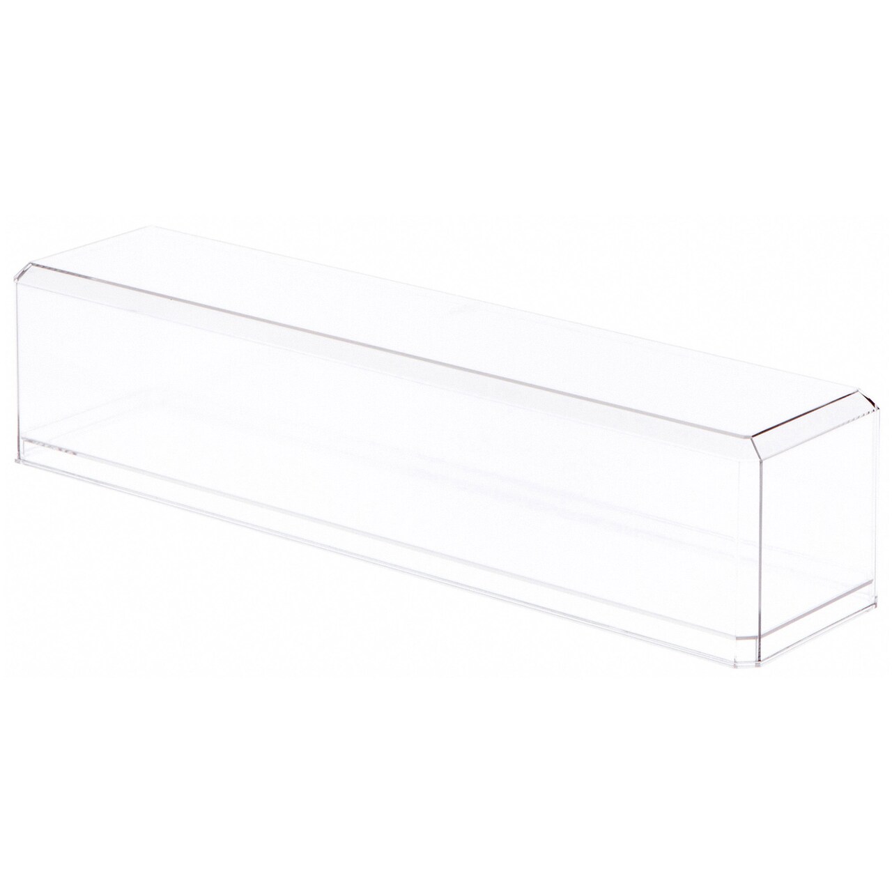 Pioneer Plastics 633C-UV Clear Plastic Display Case for 1:64 Scale Trucks (UV Resistant), 15.625" W x 3.5" D x 3" H (Mailer Box)